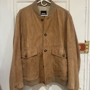BOSS Tan Suede Jacket